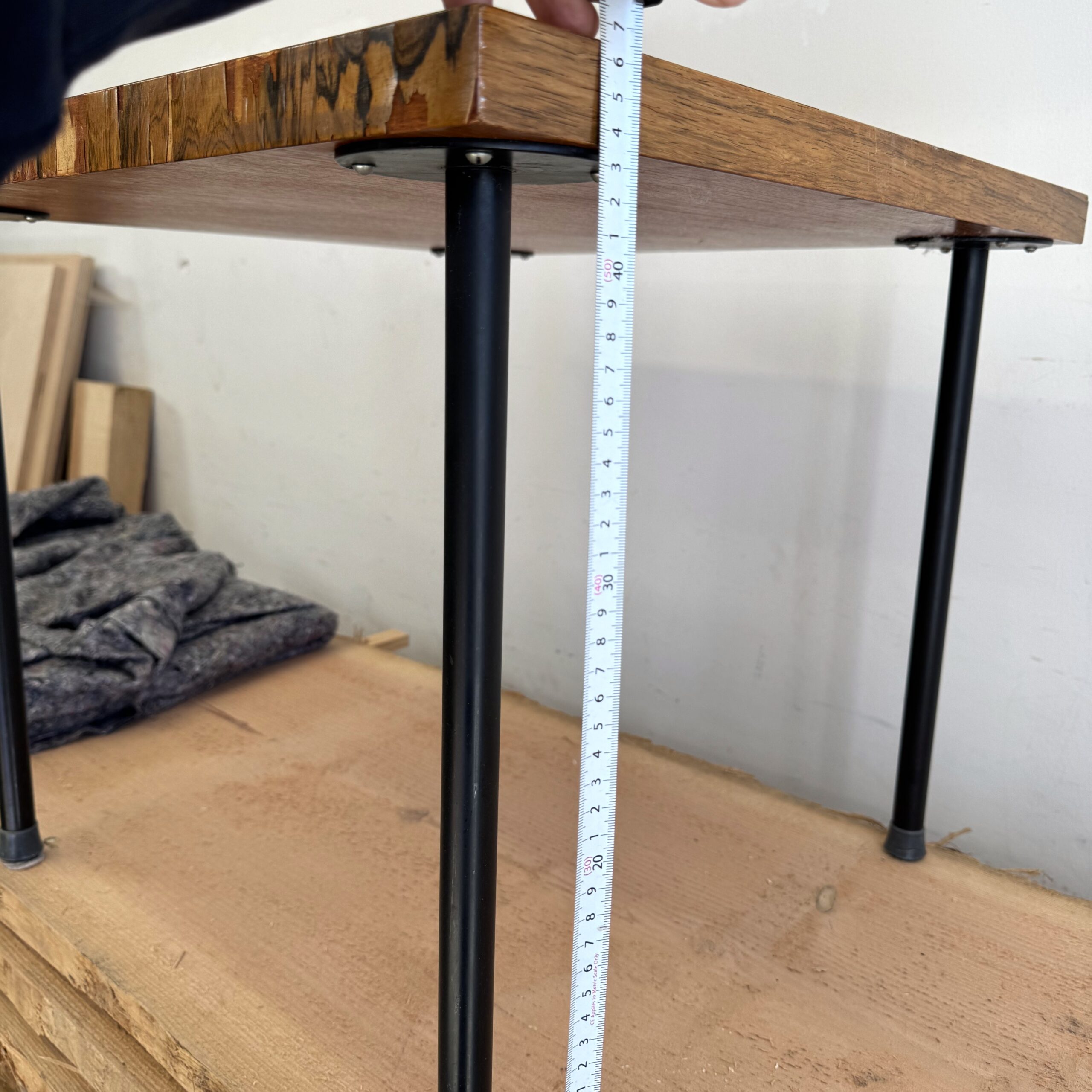 Palisander sidebord DIY understel (inden restaurering)